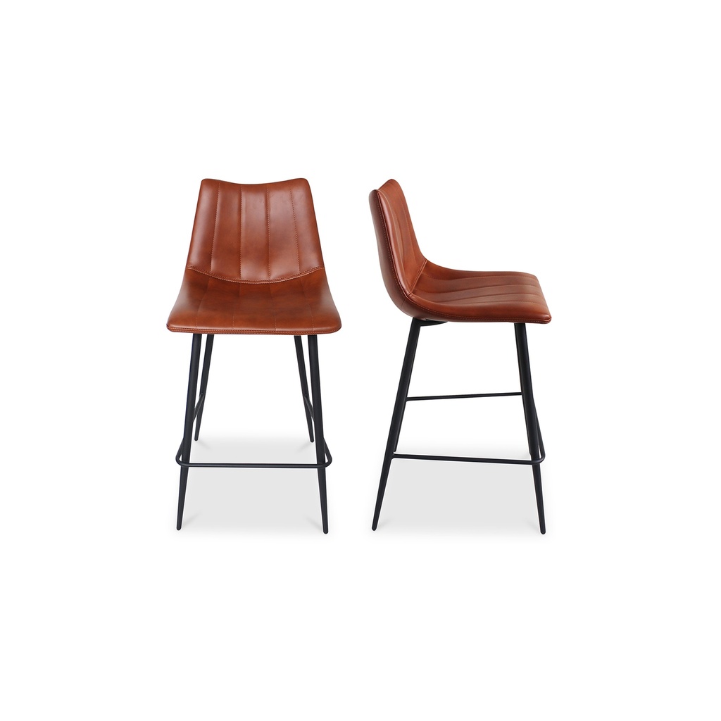 [UU-1002-03] Alibi Counter Stool Brown - Set Of Two