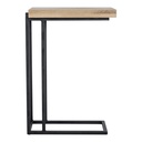 Mila C Shaped Side Table Natural