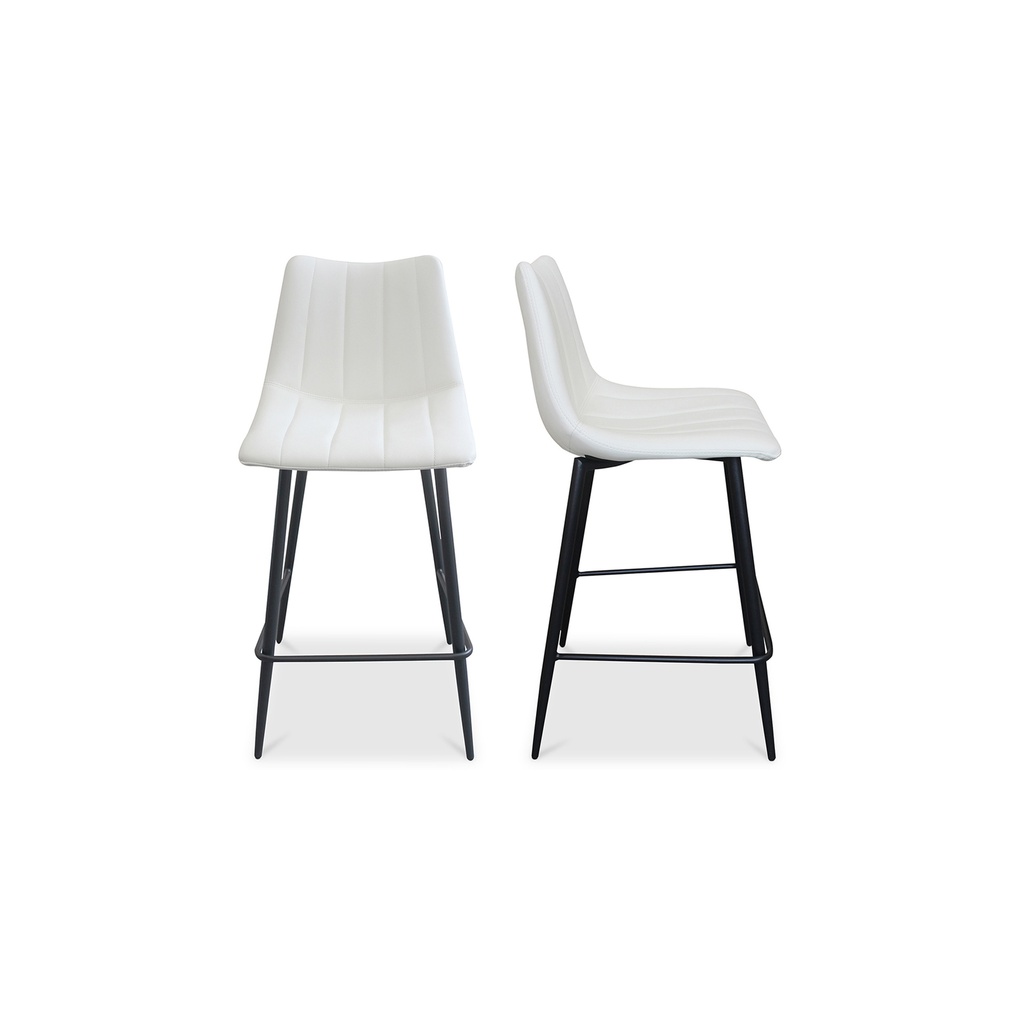 [UU-1002-05] Alibi Counter Stool Ivory - Set Of Two