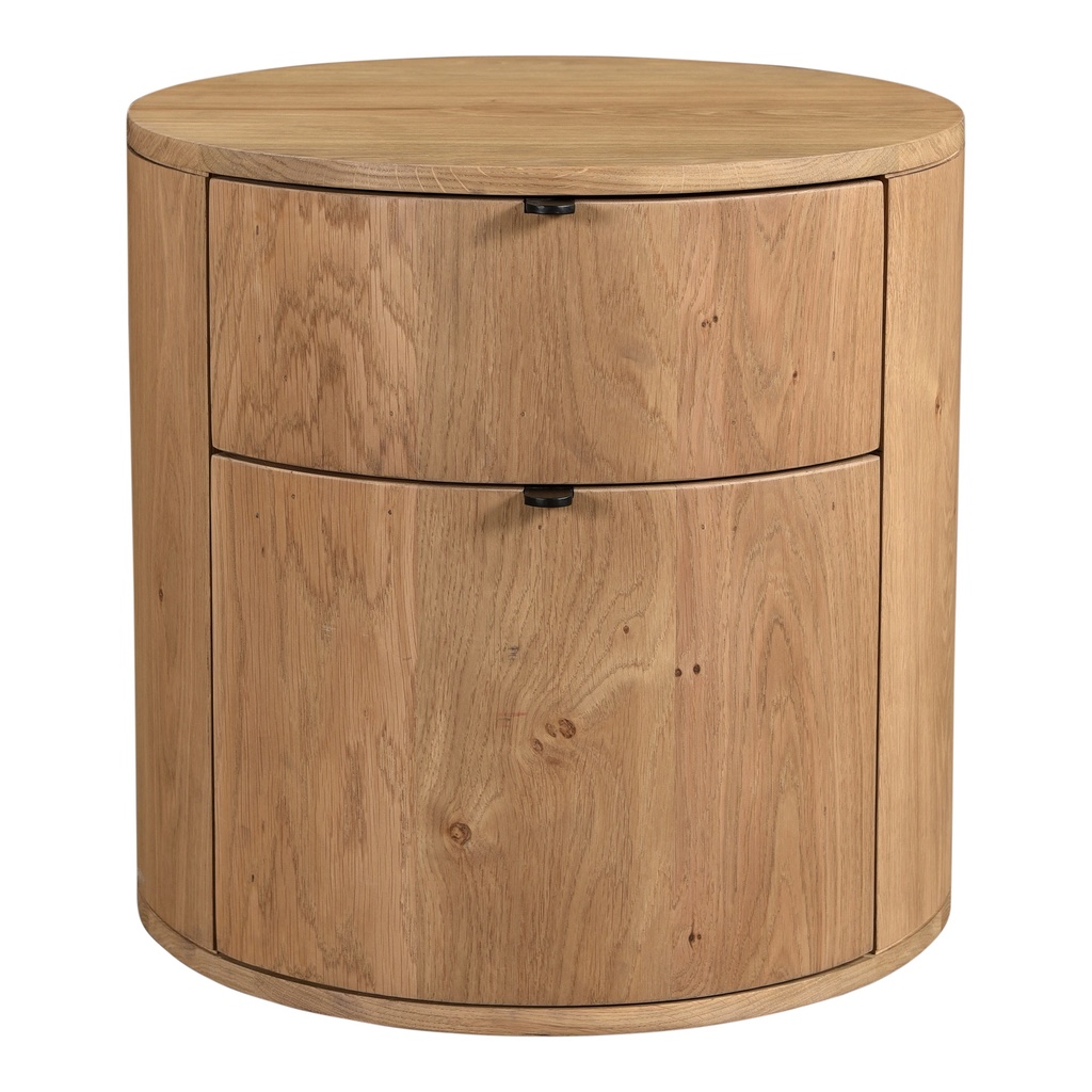 [RP-1011-24] Theo Two Drawer Nightstand Natural