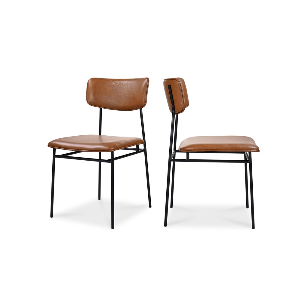 [EQ-1016-03] Sailor Dining Chair Brown - Set Of Two