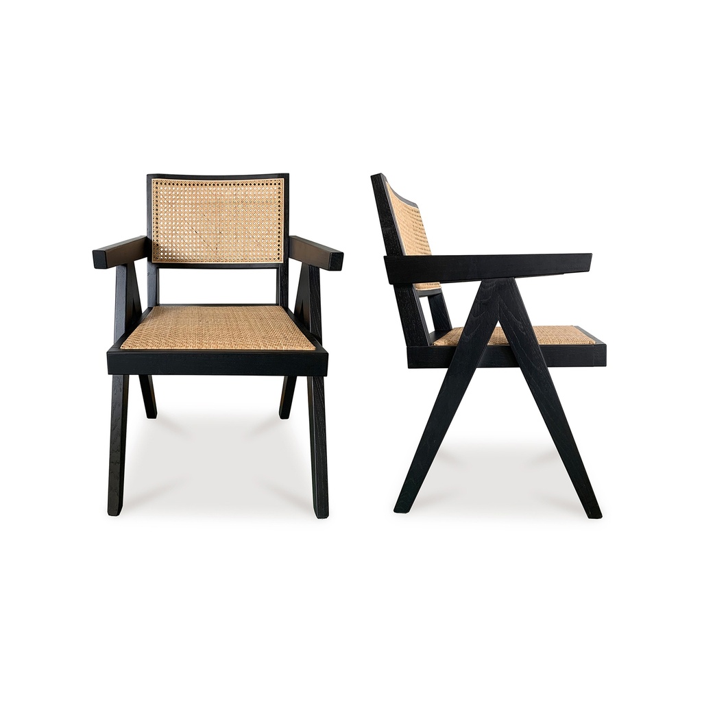 [FG-1022-02] Takashi Chair Black- Set Of Two