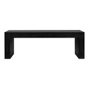 Lazarus Outdoor Bench Black