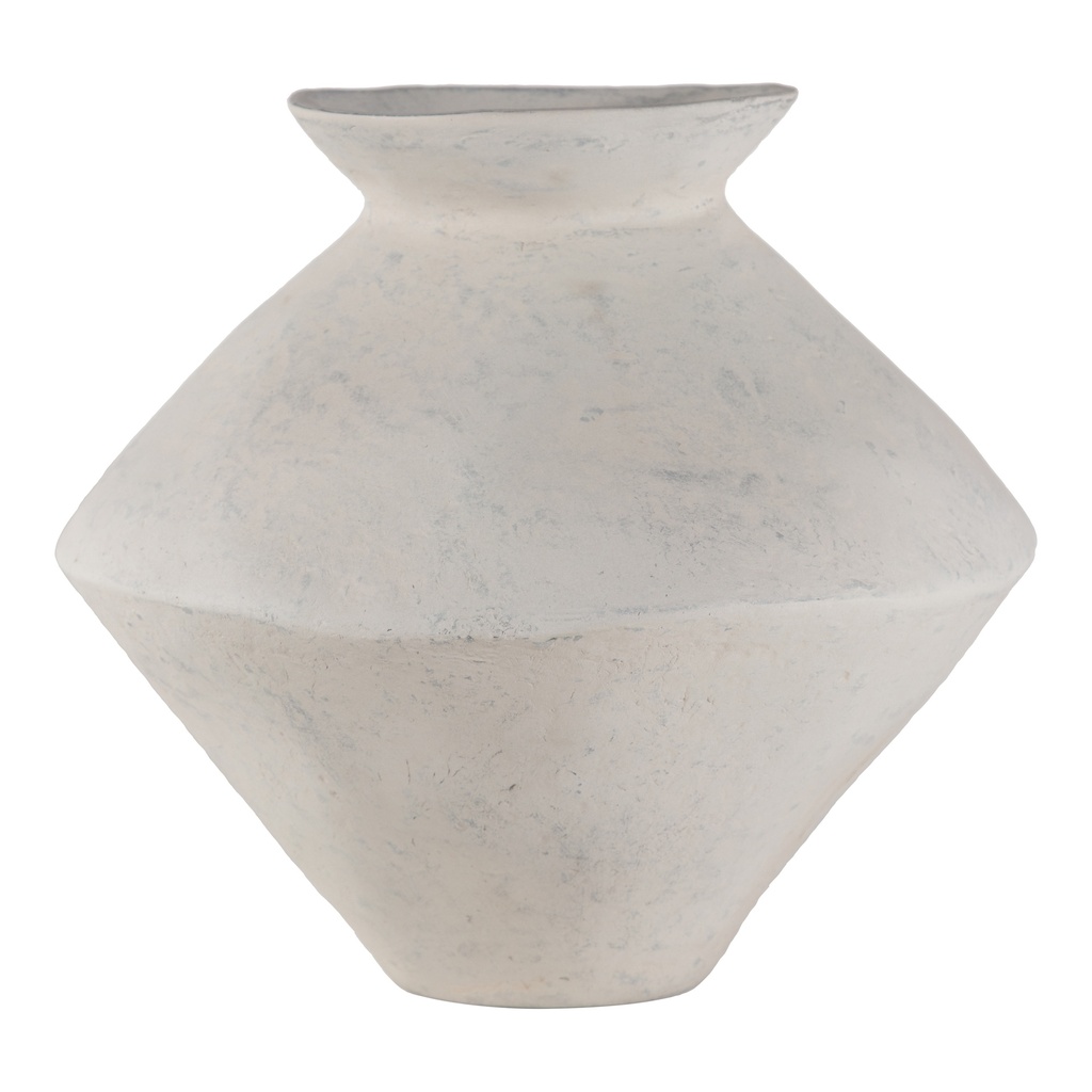 [DD-1036-18] Raja Medium Decorative Vessel White