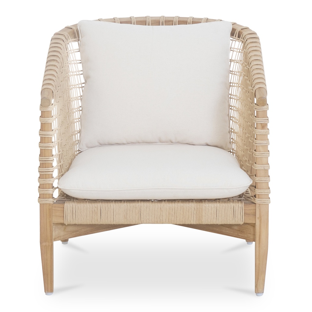 [CV-1018-24] Kuna Outdoor Lounge Chair White