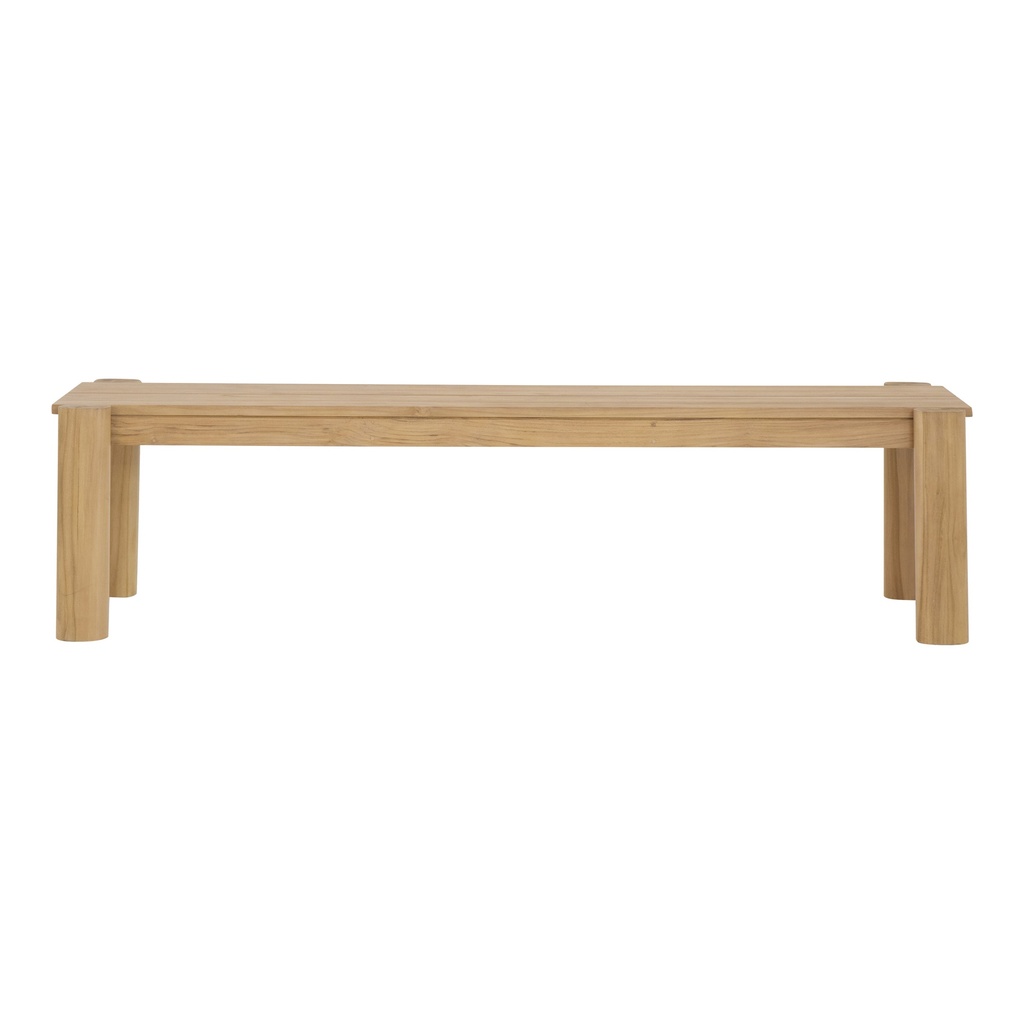 [CV-1021-24] Tempo Outdoor Dining Bench Natural