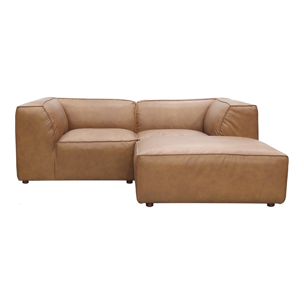 [XQ-1006-40] Form Nook Modular Sectional Sonoran Tan Leather