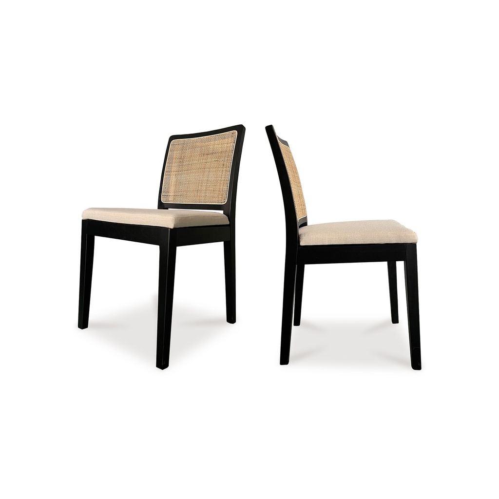 [FG-1023-02] Orville Dining Chair Black - Set Of Two