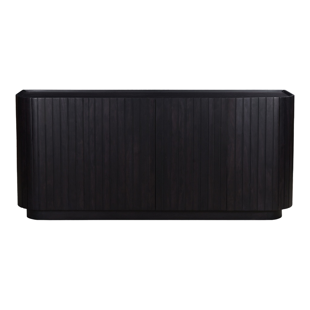 [JD-1050-02] Povera 4 Door Sideboard Black