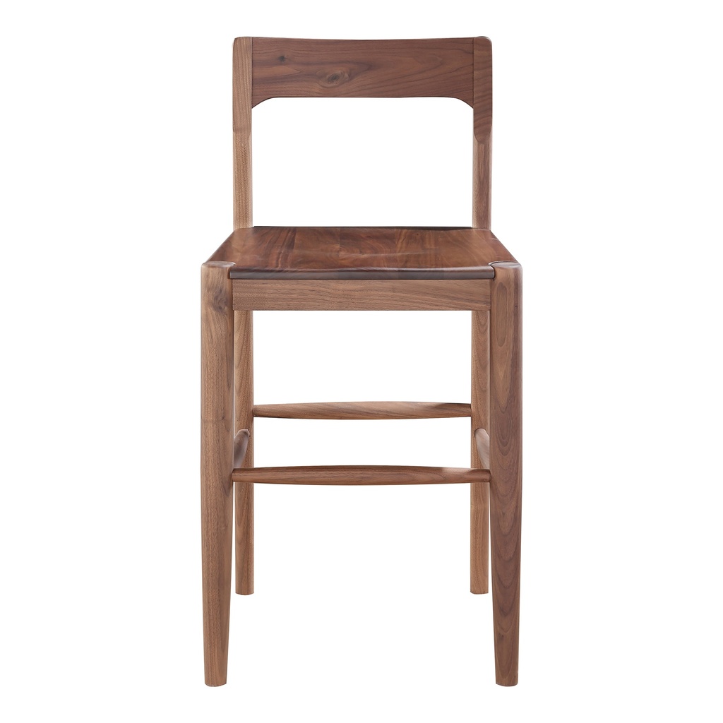 [BC-1124-03] Owing Counter Stool Walnut Brown