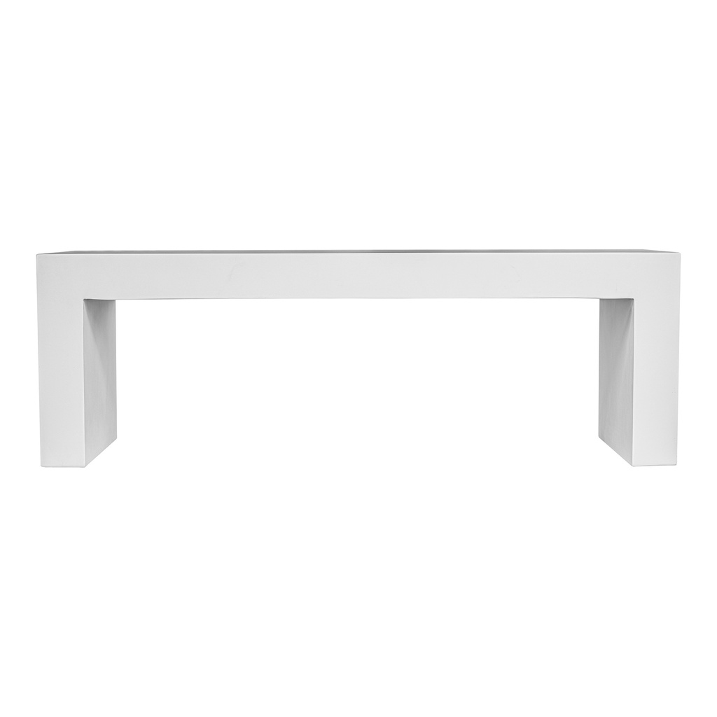 [BQ-1005-18] Lazarus Outdoor Bench White