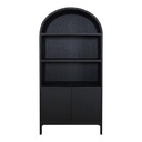 Wilde Display Cabinet Black Oak