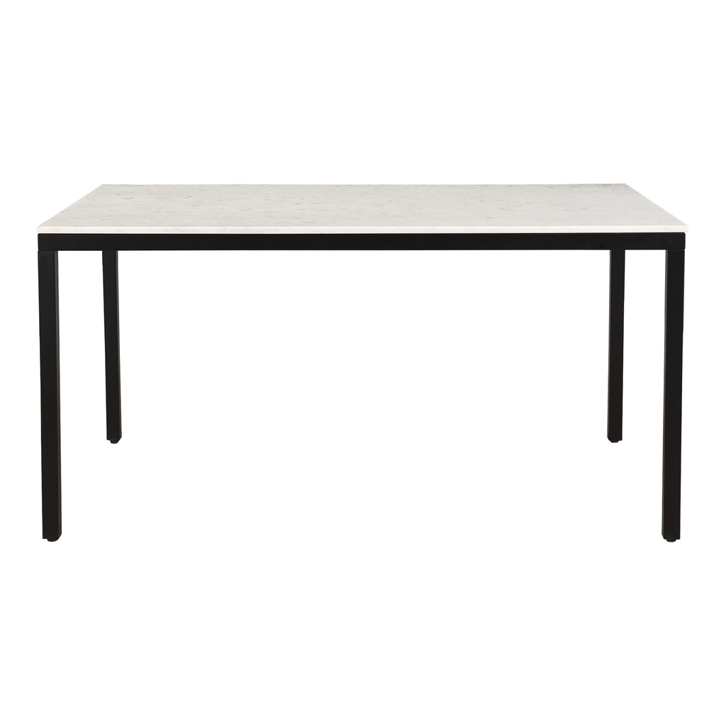 [KY-1021-02-0] Parson Marble Small Dining Table White