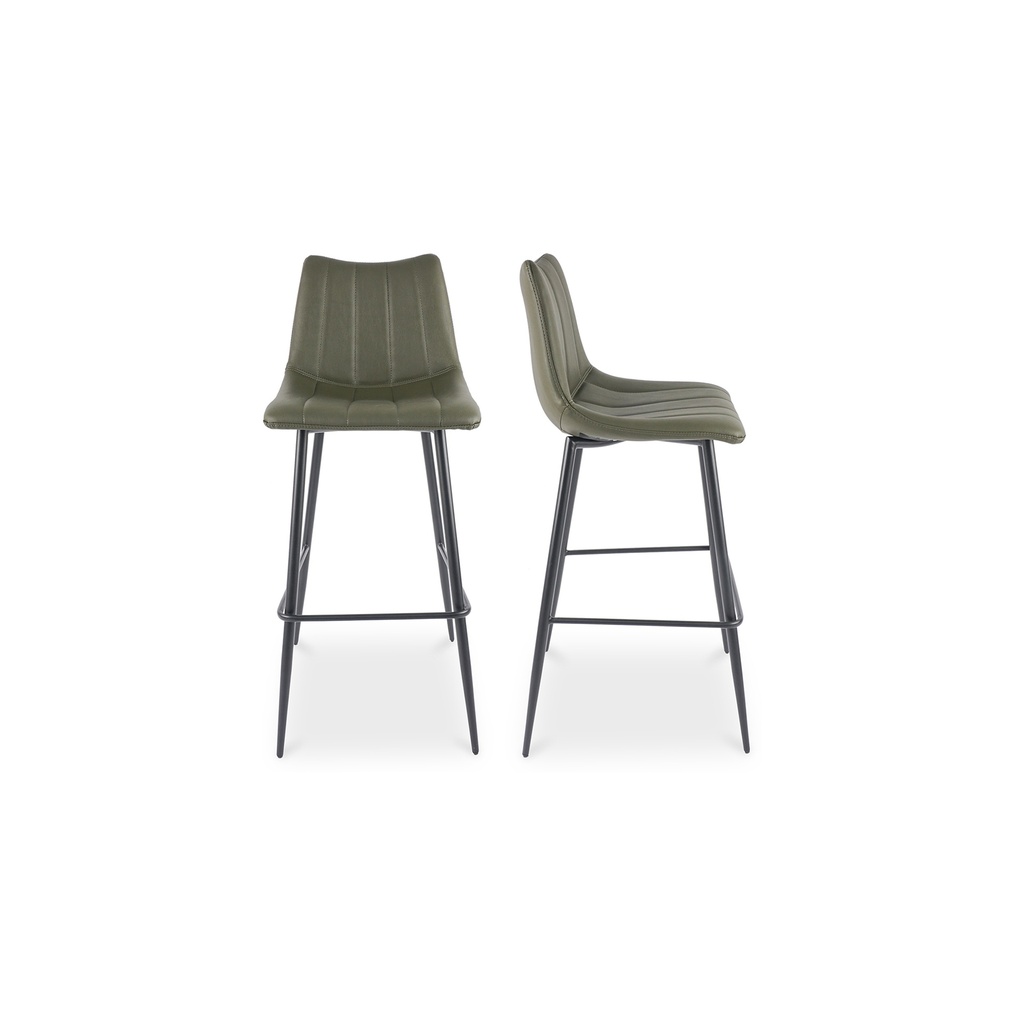 [UU-1003-27] Alibi Barstool Dark Green - Set Of Two