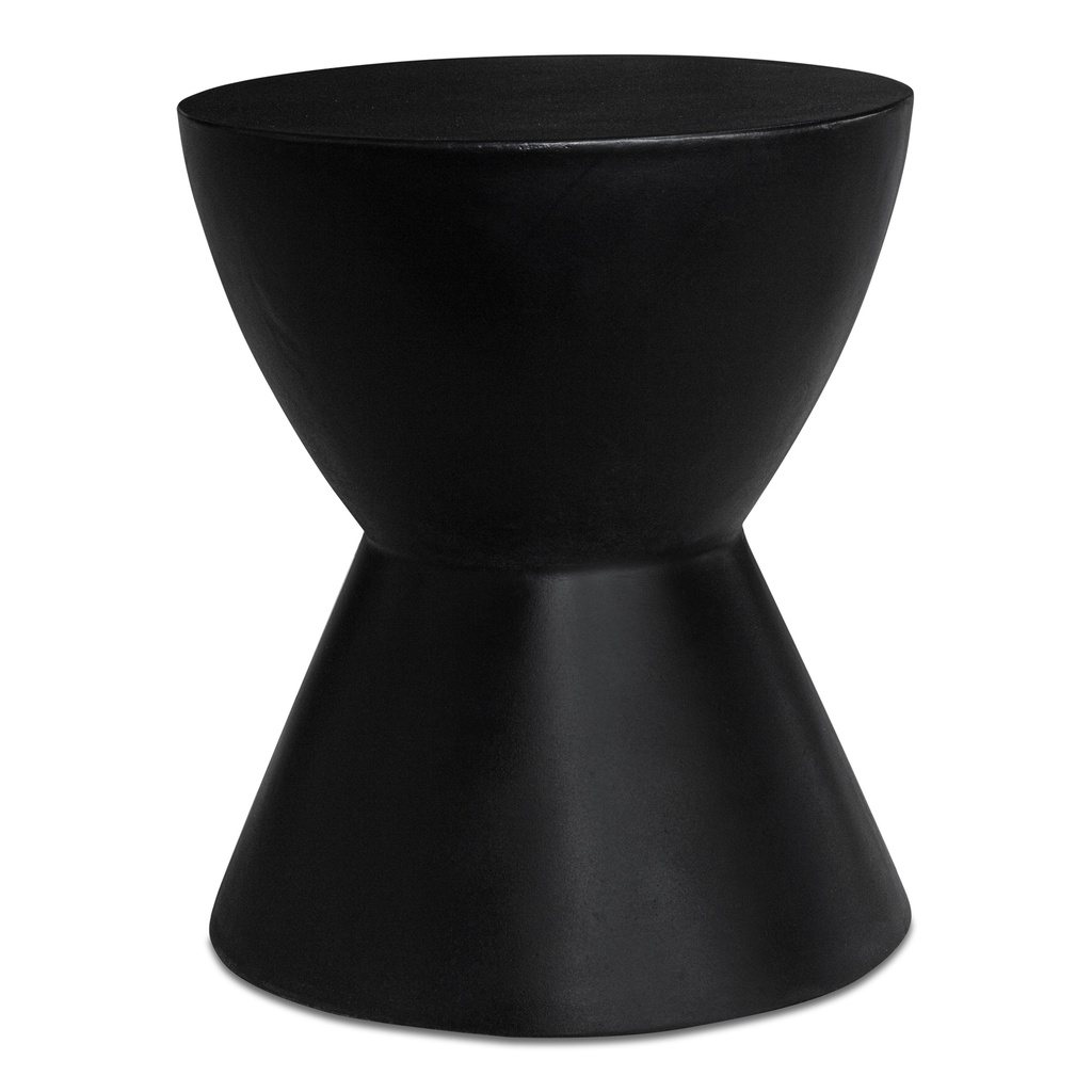[BQ-1022-02] Hourglass Outdoor Stool Black