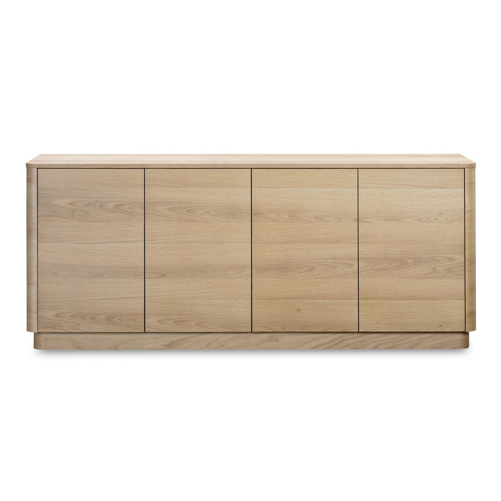 [YR-1008-24] Round Off Sideboard Natural Oak