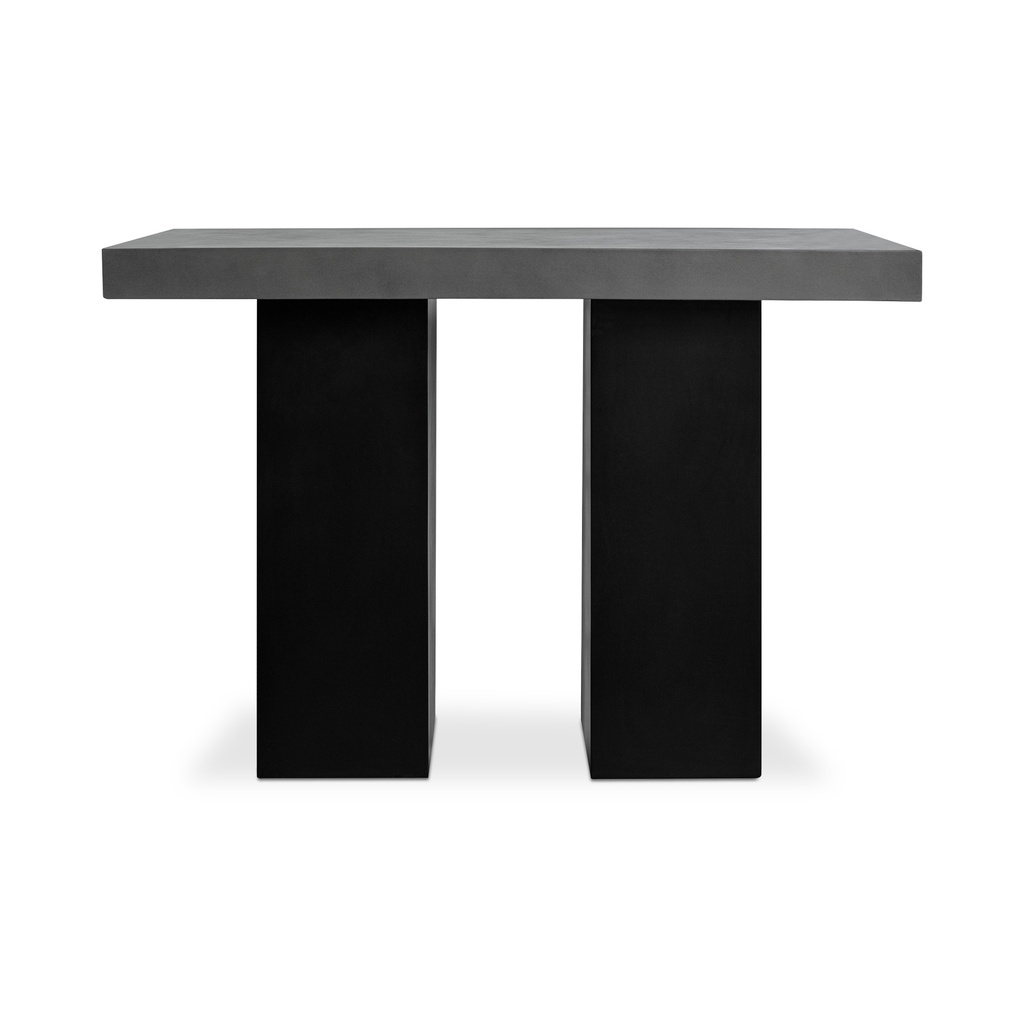 [BQ-1035-25-0] Lithic Outdoor Bar Table Grey