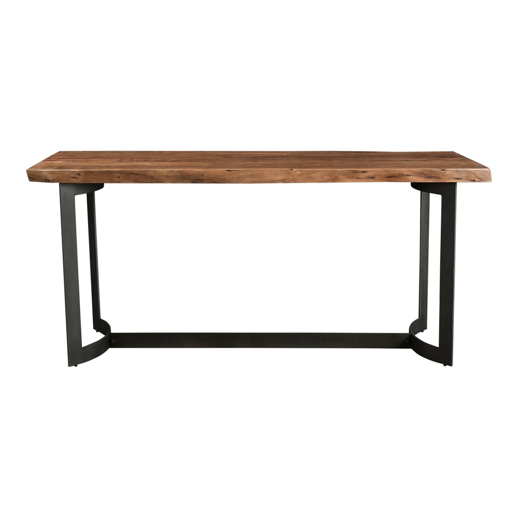 [VE-1039-03-0] Bent Counter Table Brown