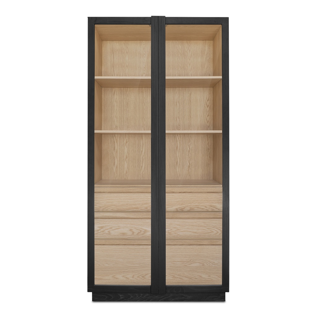 [YR-1021-37] Charlotte Tall Cabinet Black