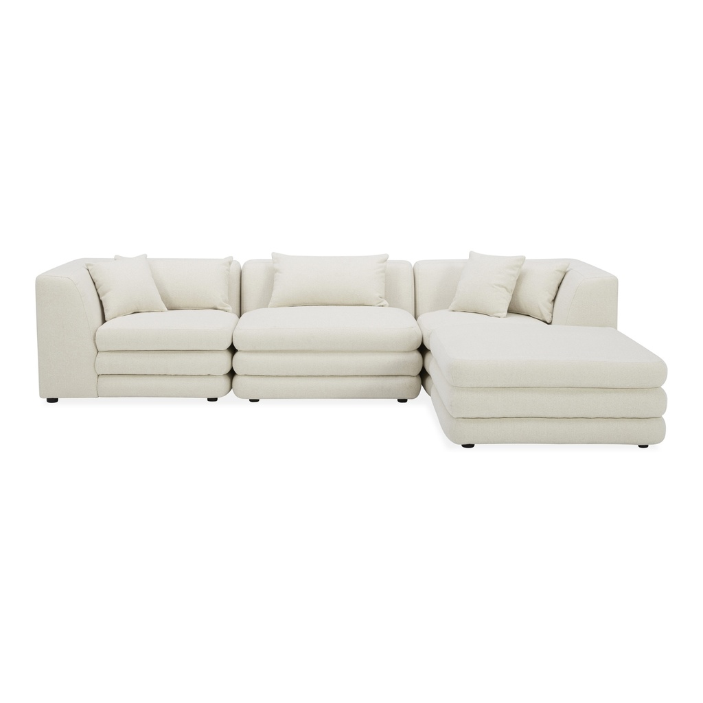 [KQ-1037-18] Lowtide Lounge Modular Sectional Warm White