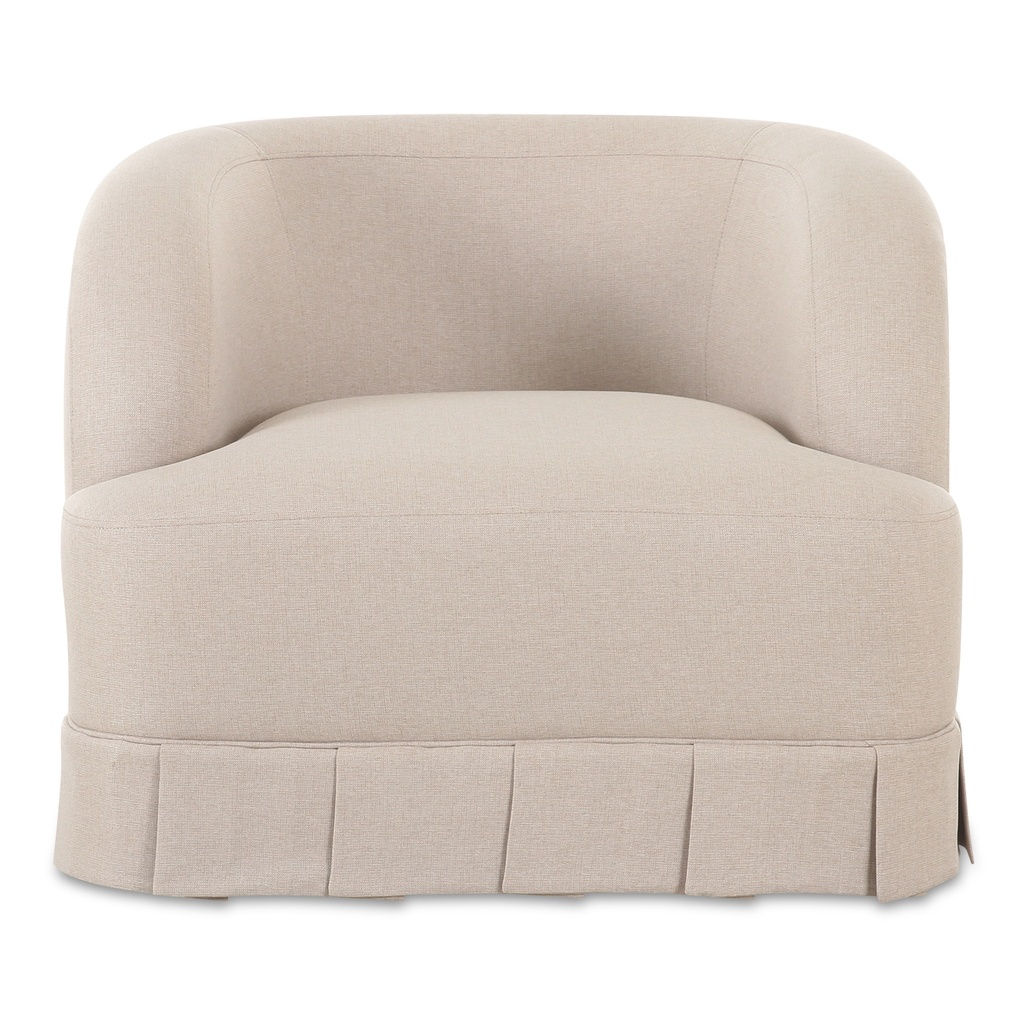 [OA-1013-34] Maren Swivel Chair Beige