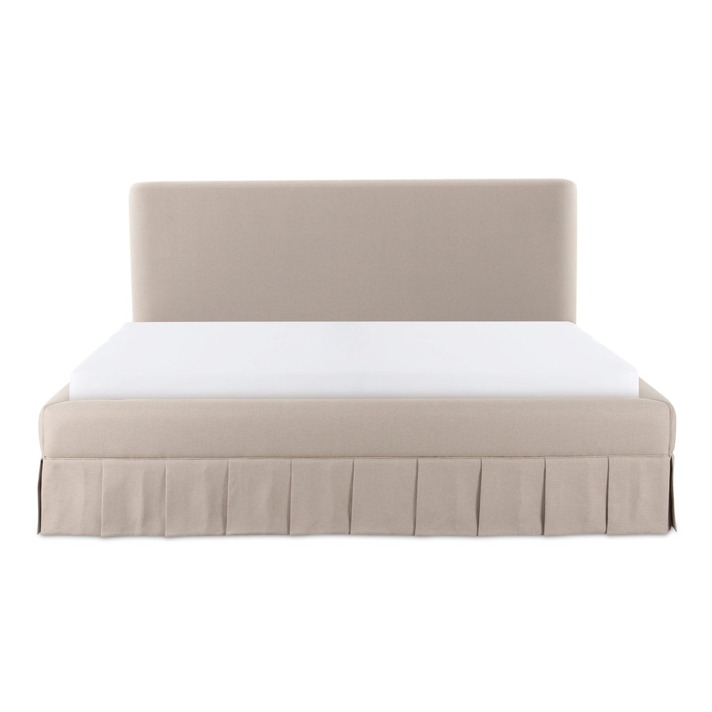 Maren Queen Bed Beige