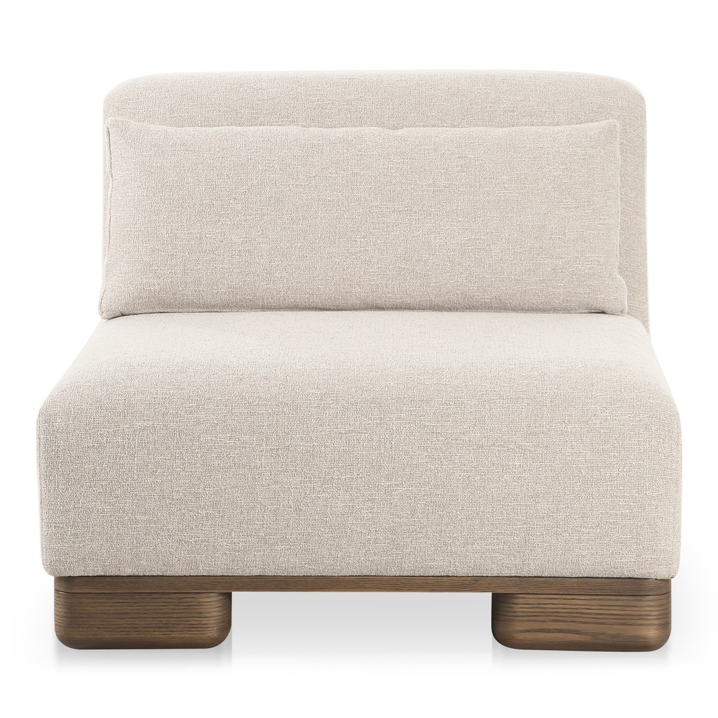[OA-1031-34] June Slipper Chair Oatmeal