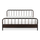 Vivian King Bed Dark Brownn