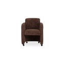 Mesto Rolling Dining Chair Dark Brown