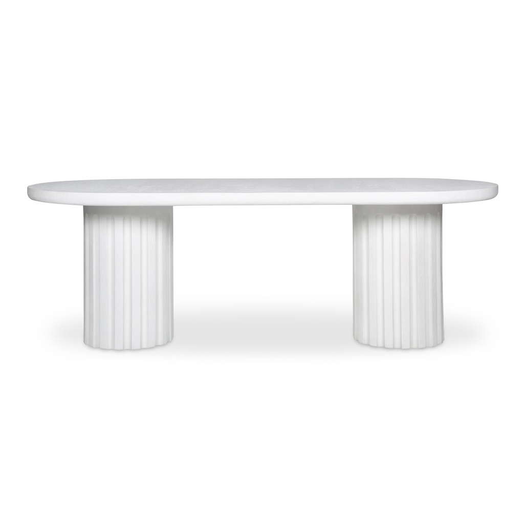 [JK-1011-18-0] Eris Outdoor Dining Table White