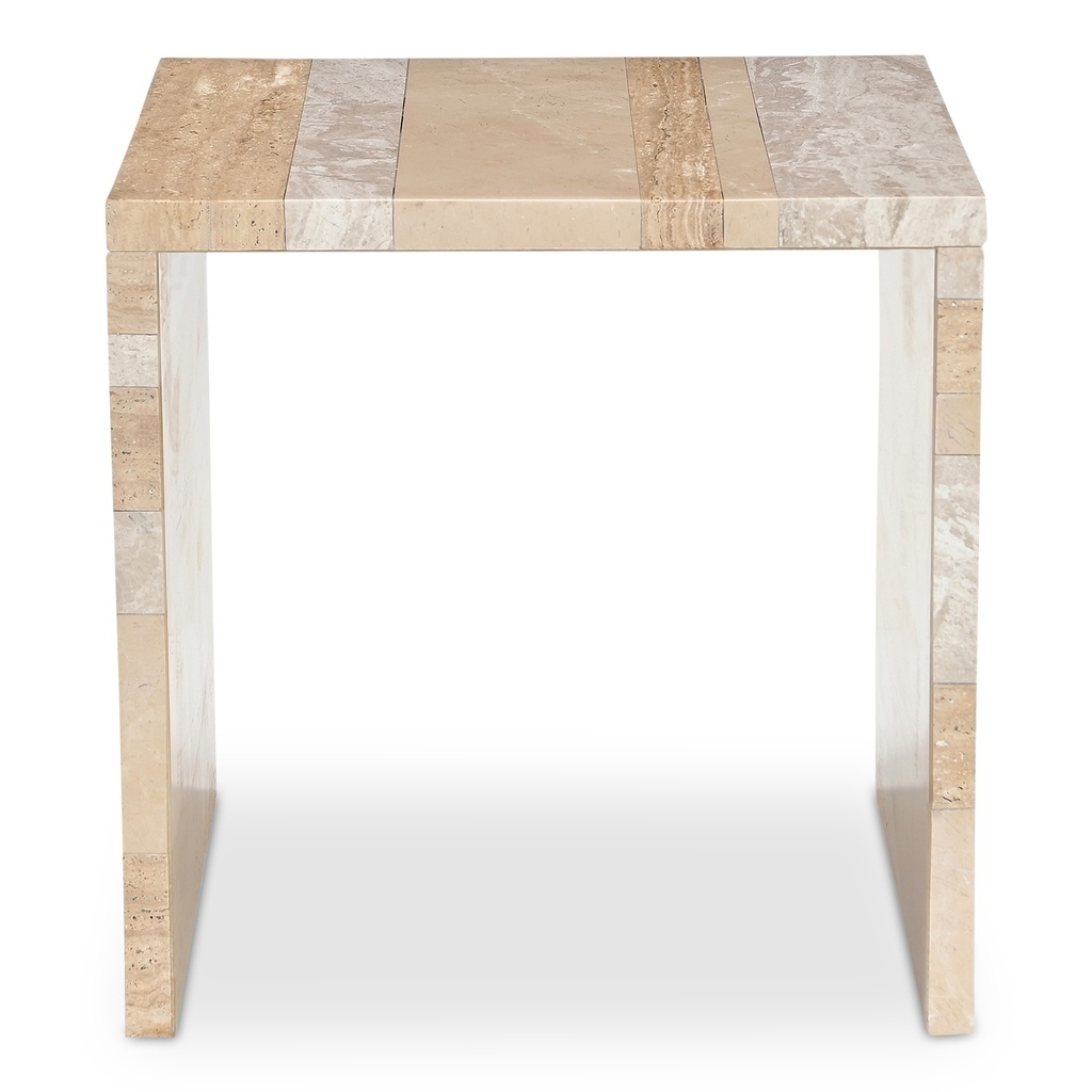 [GZ-1181-37-0] Rosa Accent Table Mixed Marble