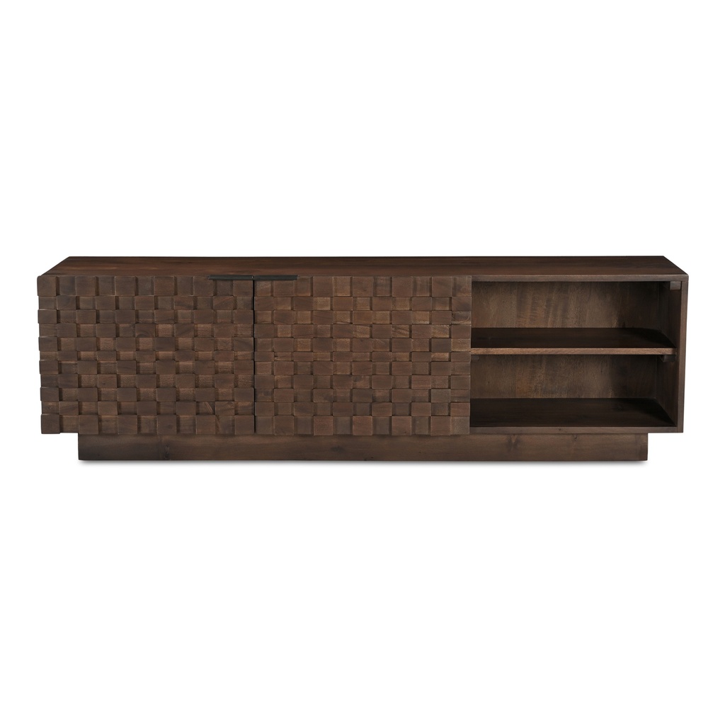 [BB-1020-03] Easton Media Cabinet Brown