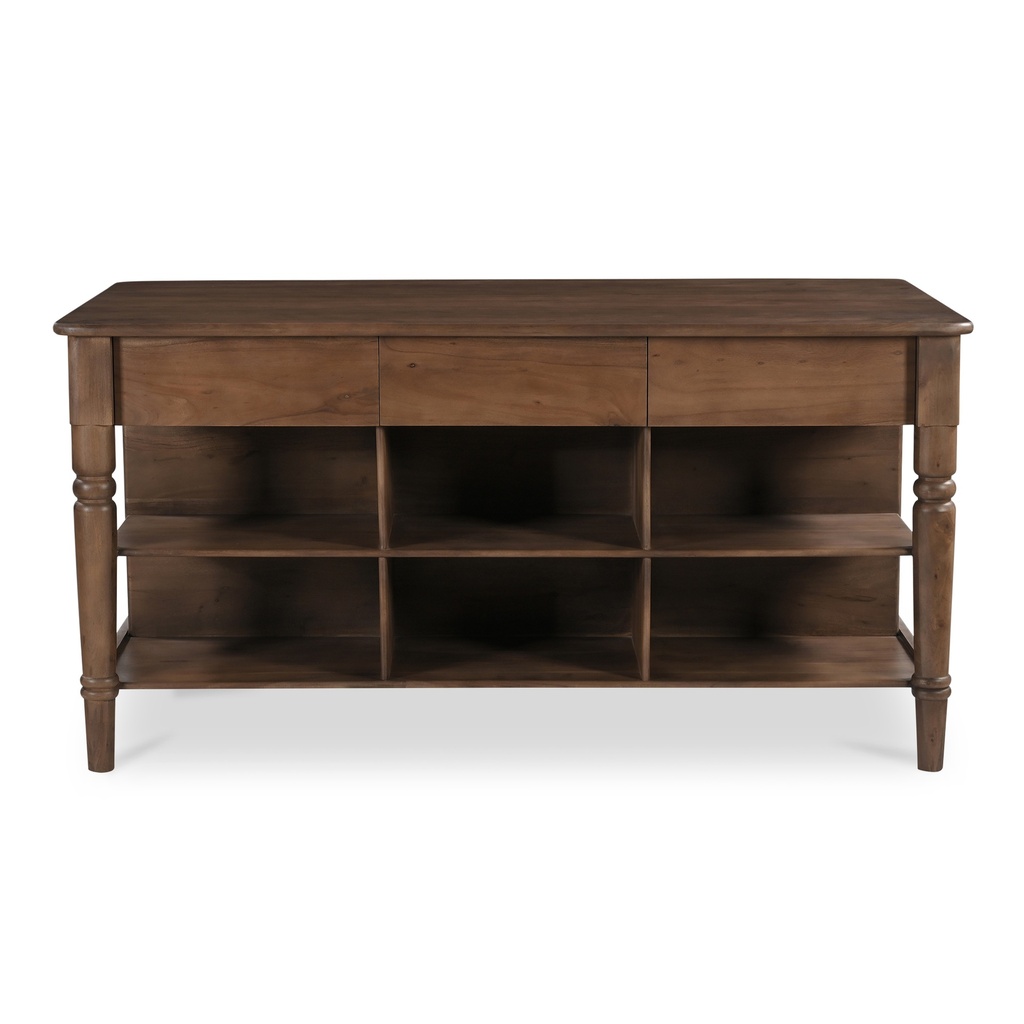 [BB-1022-03] Russet Kitchen Island Brown