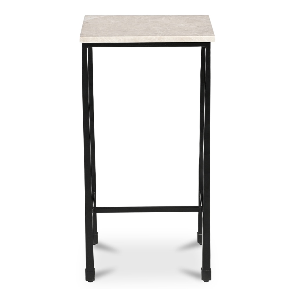 [QJ-1024-34-0] River Side Table Botticino Marble