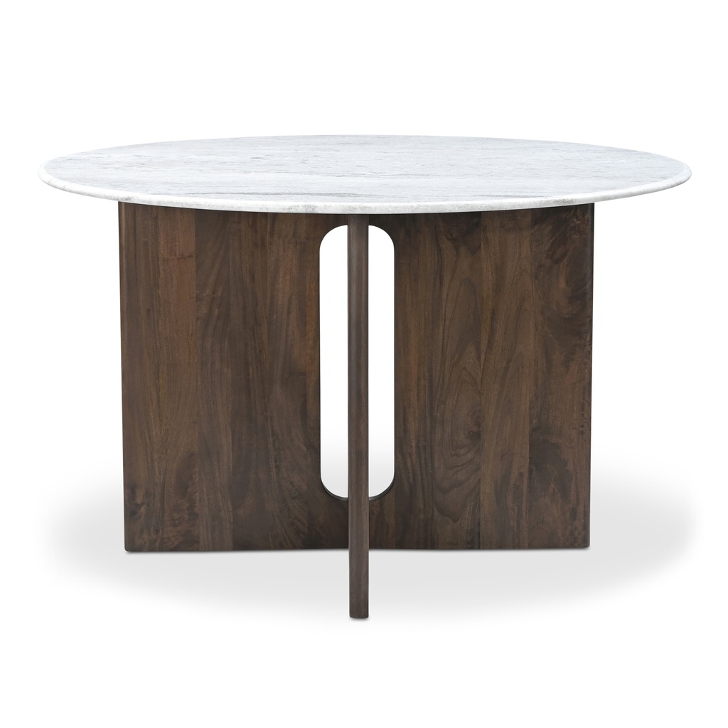 [JD-1095-15-0] Stanley Dining Table White Marble