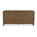Riley 7 Drawer Dresser Oak