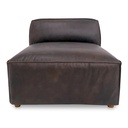 Form Slipper Chair Espresso Brown Leather