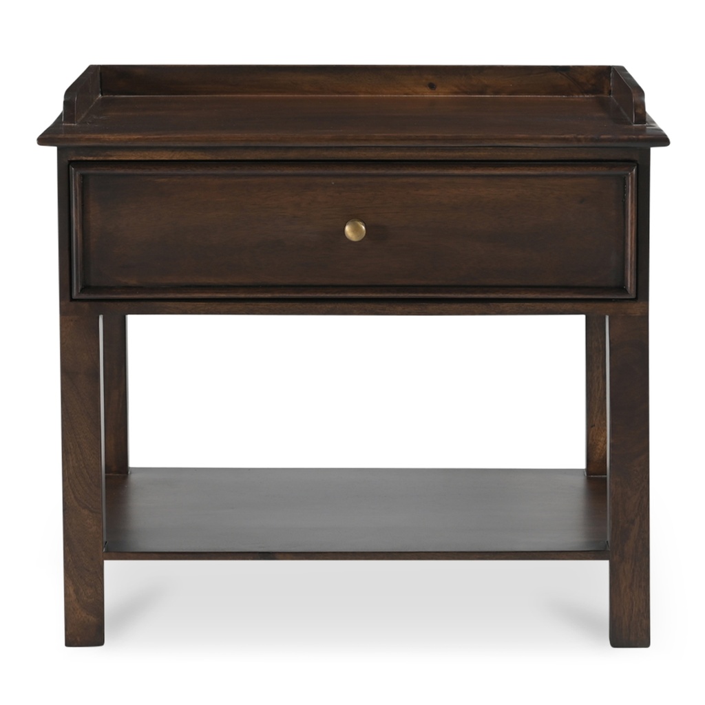 [BV-1034-20] Maeve Nightstand Dark Brown