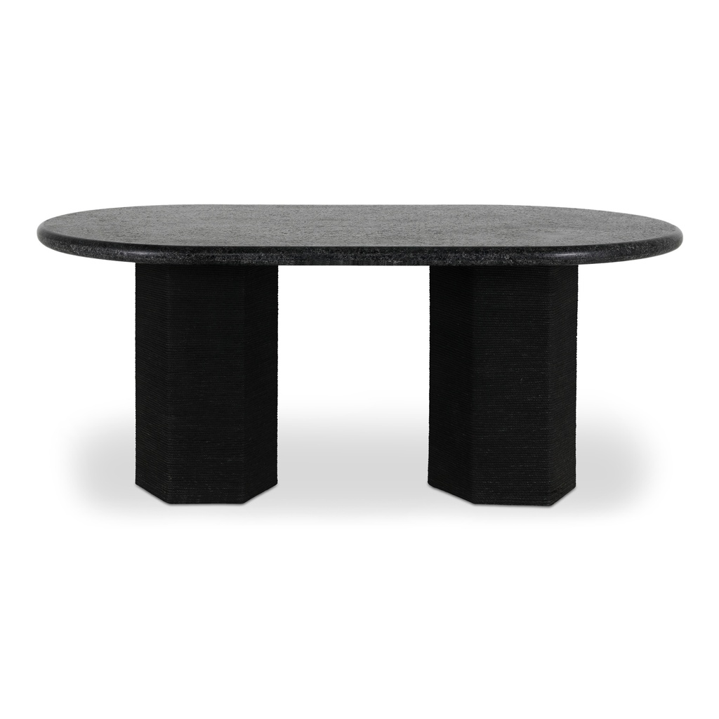 [GK-1131-02-0] Sartoria Dining Table Black Granite