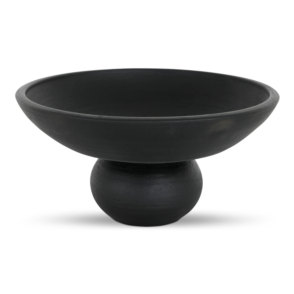 [GK-1132-02] Asha Decorative Bowl Black Terracotta
