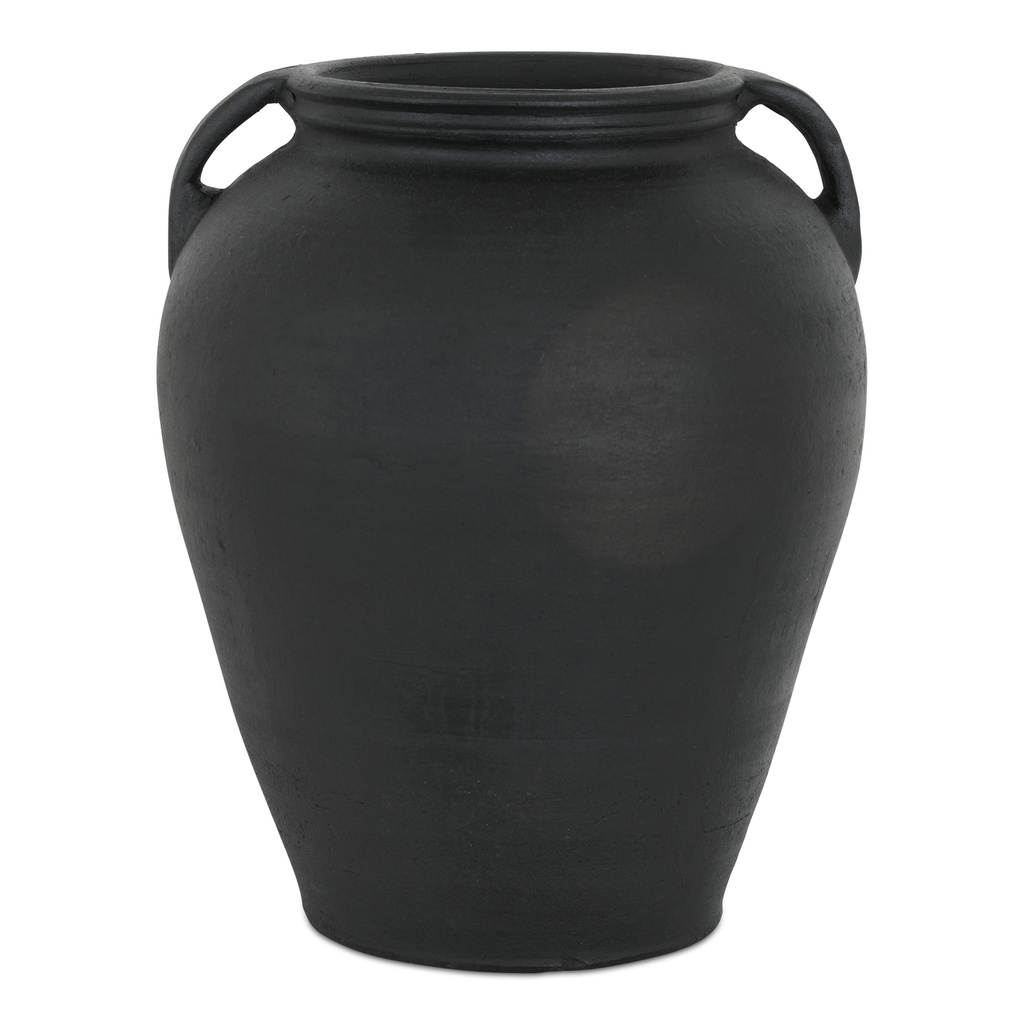 [GK-1133-02] Jovi Vase Black Terracotta