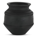 Astra Vessel Black Terracotta