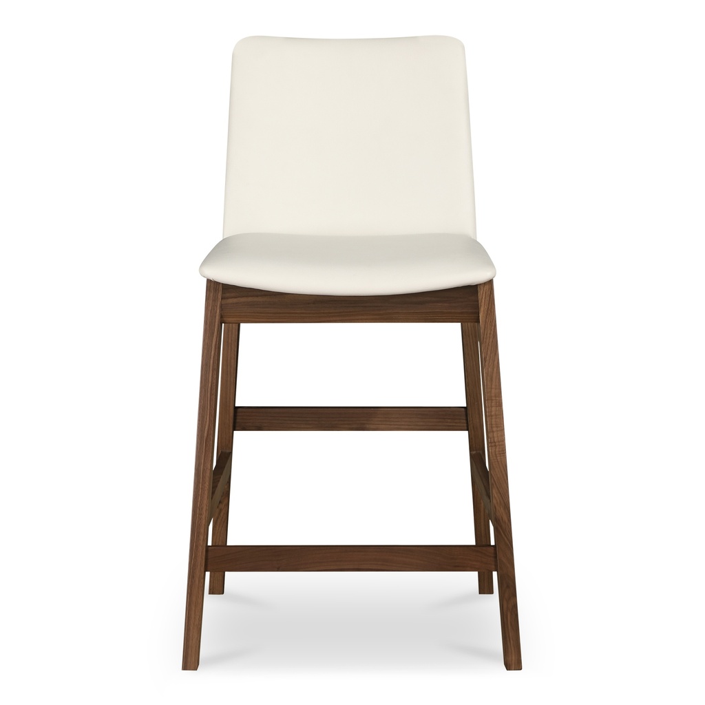 [BC-1137-05] Deco Counter Stool White PVC