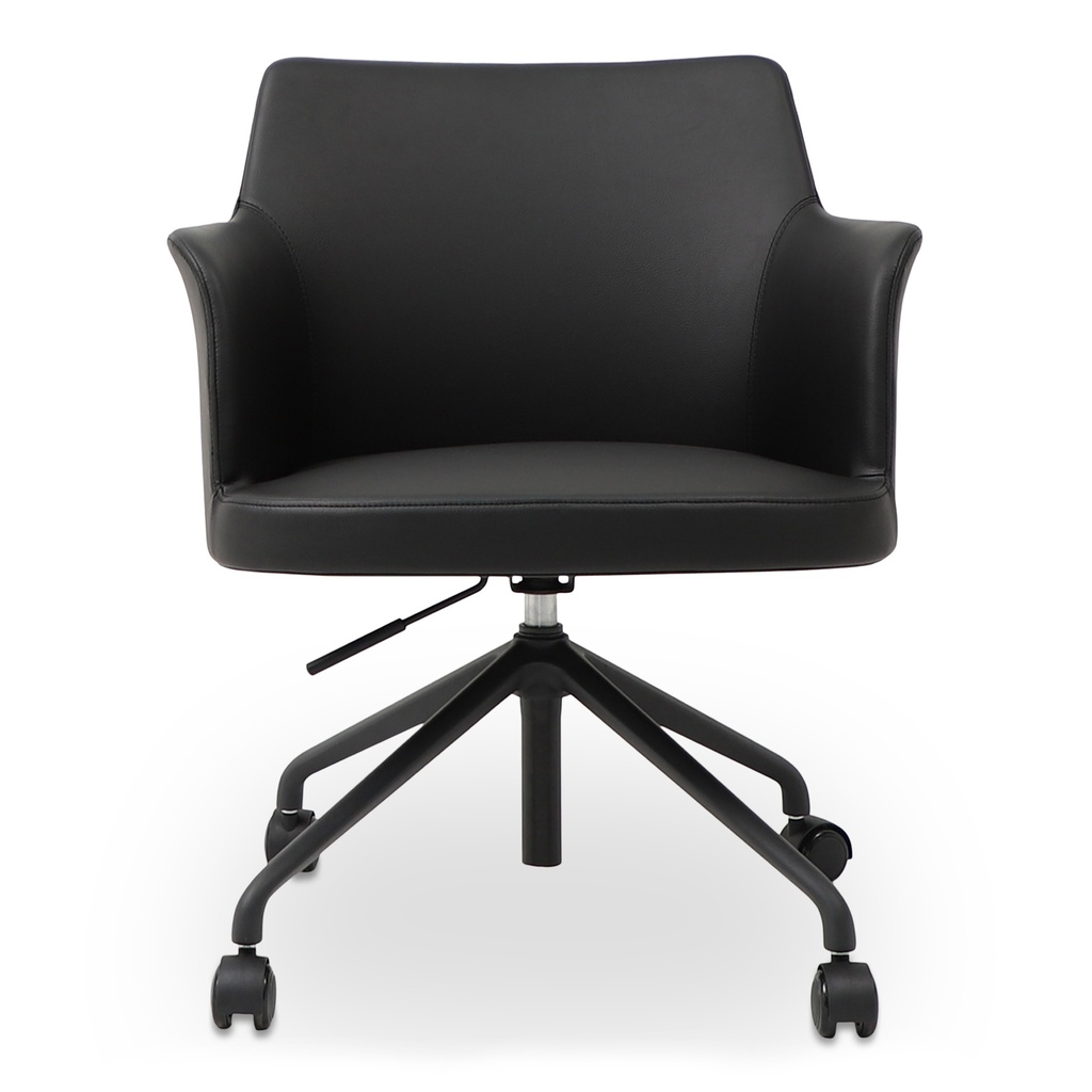 [EJ-1047-02] Morris Office Chair PVC Black
