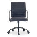 Roy Office Chair Black Leather