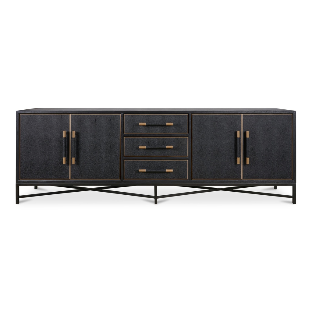 [VL-1061-02] Mako Sideboard Large Black