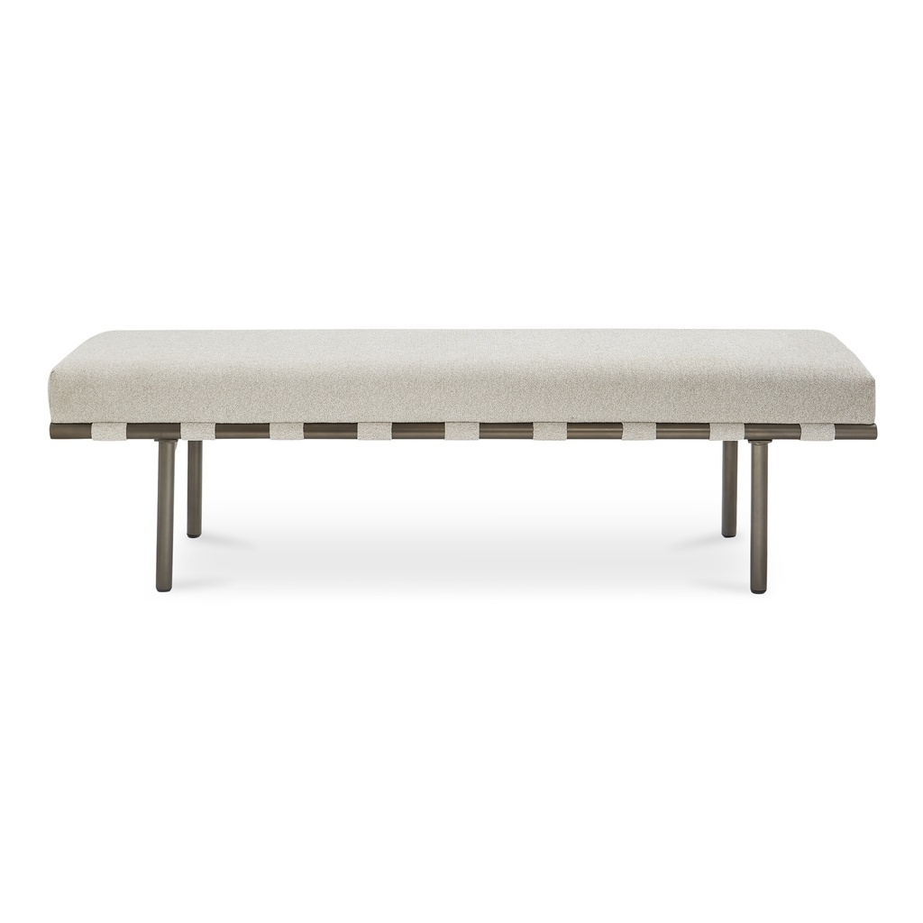 [YM-1016-34] Carson Dining Bench Beige
