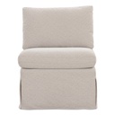 Fable Slipcover Dining Slipper Chair Beige