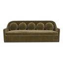 Rialto Sofa Dark Green Faux Mohair