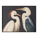Two Cranes Framed Painting